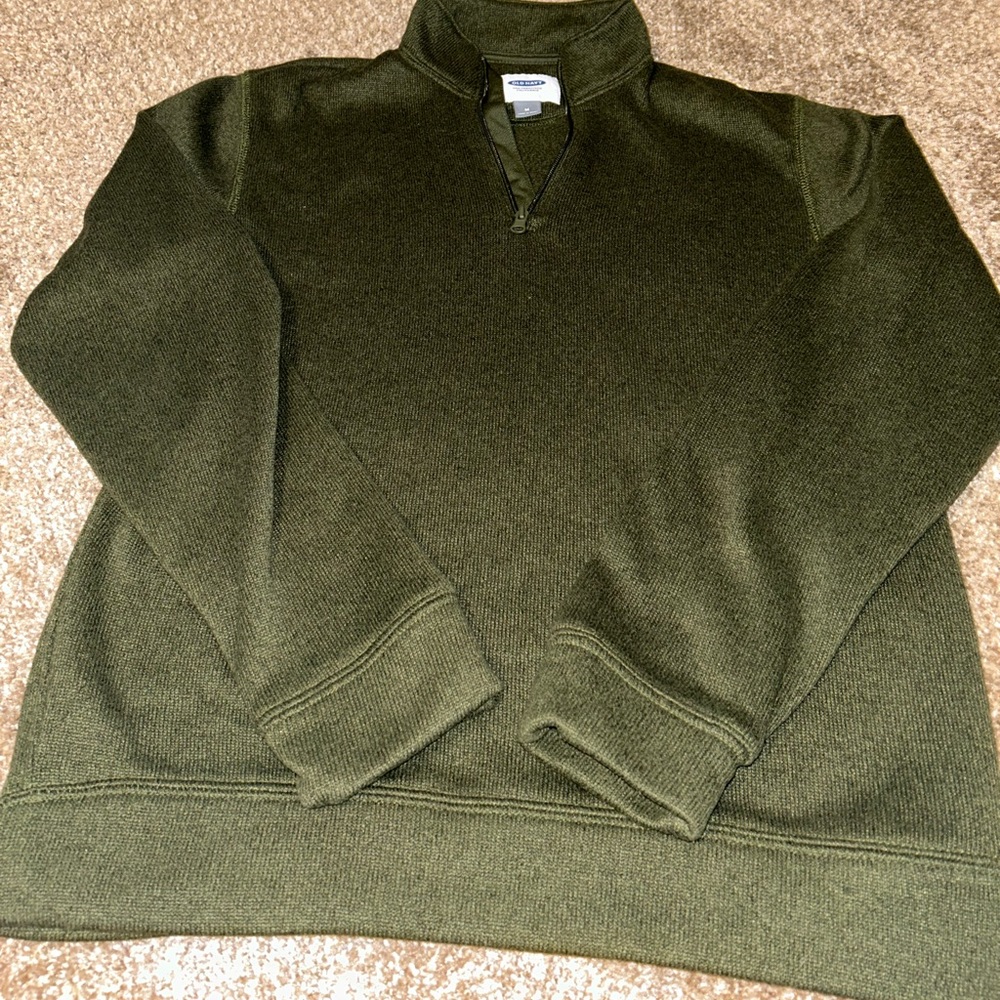 Green Old Navy quarter zip